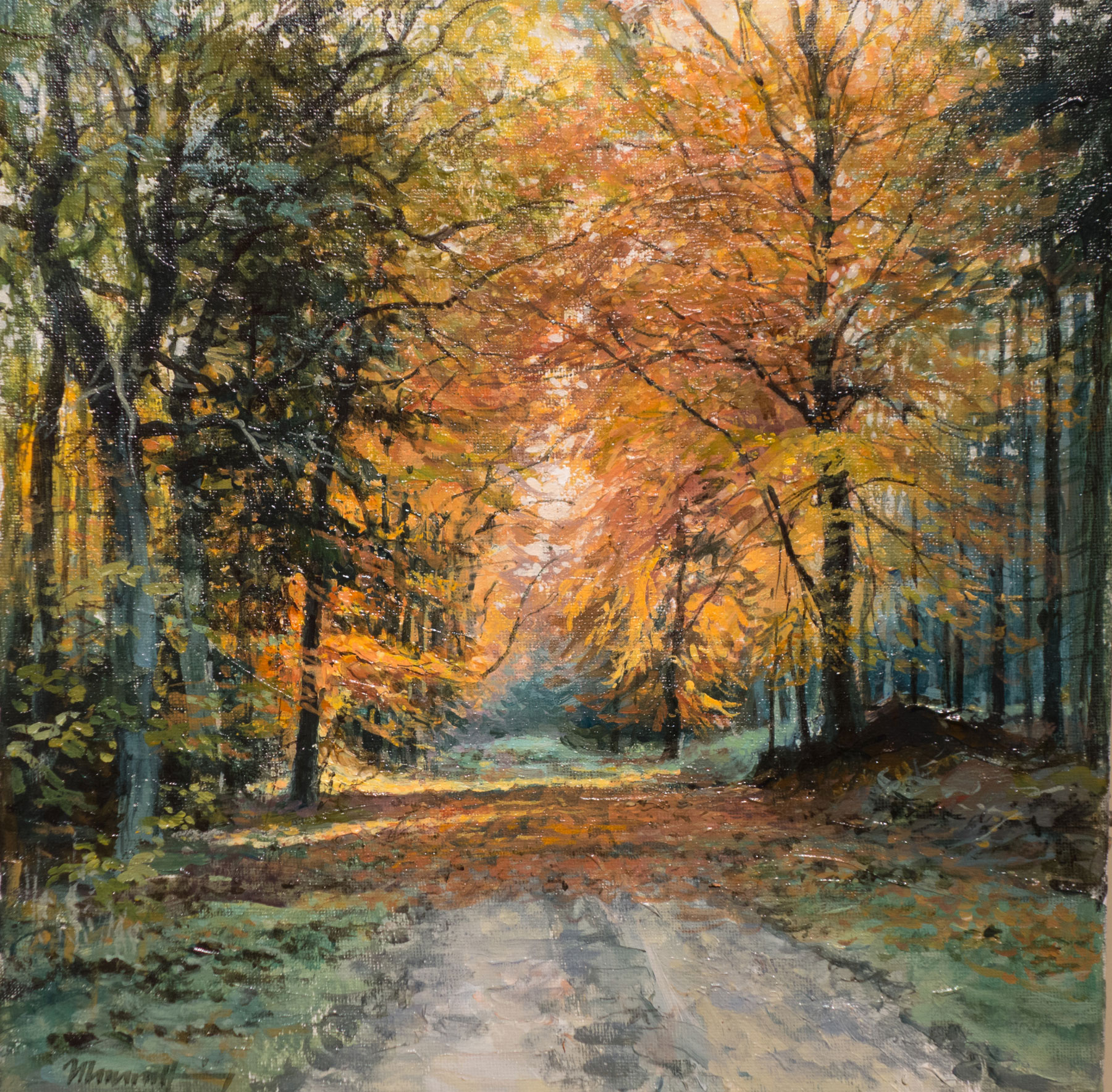 Rudolf Frhr. v. Ulmenstein: Herbstwald, Forst Wrestedt